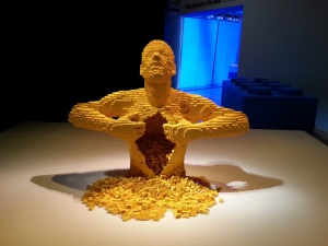 My favourite LEGO sculpture by New York artist, Nathan Sawaya.